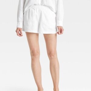 Universal Thread White Linen Shorts